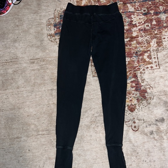 Ragdoll Sweatpants with Brass Buttons Faded Black Size XS - Picture 3 of 7